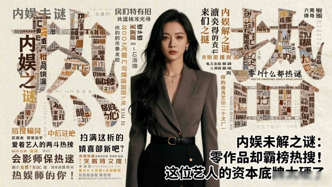 扒不出黑料的明星们,_内娱无作品热搜常驻_资本博弈流量密码